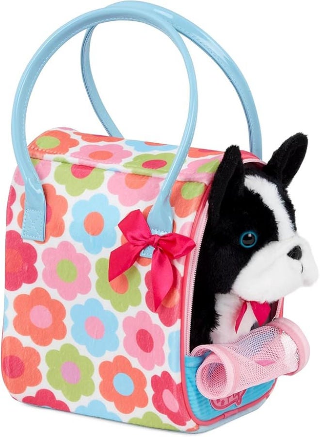 Pucci Pups Plush Puppy And Dog Carrier - Image 4